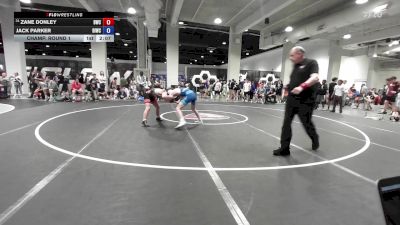 U20 Freestyle FS - 57 lbs Champ. Round 1 - Zane Donley, Beaver Wrestling Club vs Jack Parker, Diplomat WC