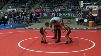 37 lbs Quarterfinal - Kolson Leslie, Standfast vs Tucker Scott, Team Tahlequah