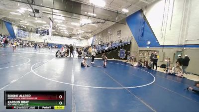 49-53 lbs Round 2 - Boone Allred, Grantsville Wrestling Club vs Karson Bray, Roy Wrestling Club