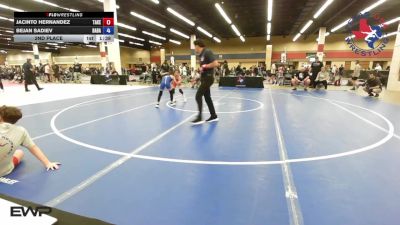 71 lbs 2nd Place - Jacinto Hernandez, Takedown-City Wrestling vs Bejan Sadiev, Babak Nourzad Wrestling Club/ Gracie Barra Katy