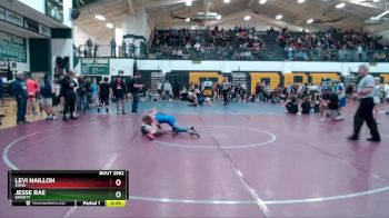 95 lbs Cons. Round 4 - Levi Naillon, Kuna vs Jesse Rae, Emmett