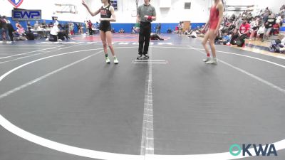 98 lbs Rr Rnd 1 - Elissa Cruz, Scrap Yard Training vs Brayleigh Cooper, Tecumseh Youth Wrestling