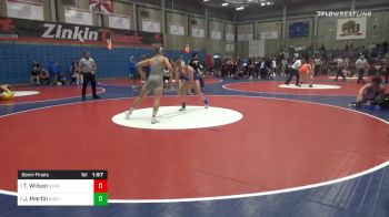 195 lbs Semifinal - Tristen Wilson, Servite vs Jadon Martin, Buchanan