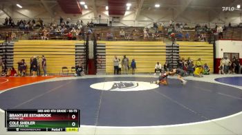 66-73 lbs Champ. Round 1 - Cole Shidler, Greentown WC vs Brantlee Estabrook, Intense WC