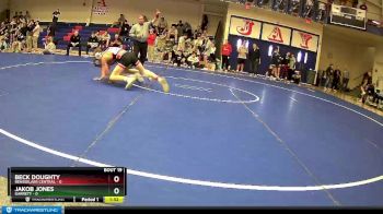 113 lbs Semis & Wb (16 Team) - Beck Doughty, Rensselaer Central vs Jakob Jones, Garrett