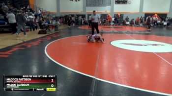 PW-7 lbs Cons. Round 1 - Mason Gladson, USA MAT CLUB vs Maddox Pattison, Marion Wolves