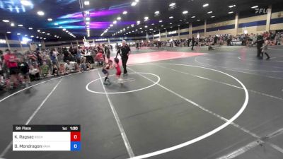 43 kg 5th Place - Kane Ragsac, Rochester WC vs Deklan Mondragon, Ravage WC