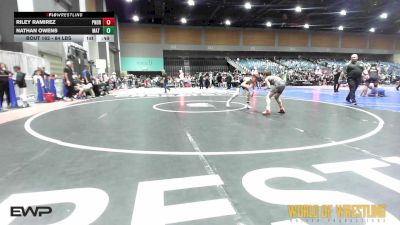 84 lbs Consolation - Riley Ramirez, Pounders WC vs Nathan Owens, Mat Time