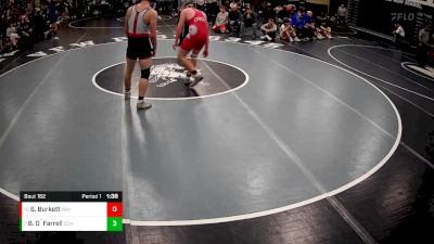 215 lbs Champ. Round 2 - Blaine O`Farrell, Central Cambria Hs vs Sage Burkett, Punxsutawney Area Hs