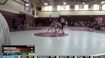 152 lbs Cons. Round 2 - Samuel Schneider, Clear Creek-Amana vs Drew Morgan, Christian Brothers College