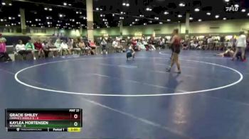 105 lbs Cross Bracket (8 Team) - Kaylea Mortensen, Wyoming vs Gracie Smiley, Charlie`s Angels-IL