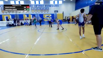 144 lbs Cons. Round 3 - Benjamin Green, Jupiter vs Ehab Shalaby, Osceola (Kissimmee)