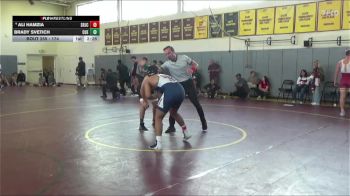 174 lbs Cons. Round 5 - Brady Svetich, Cuesta College vs Ali Hamzia, Santa Rosa Junior College
