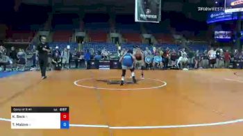 112 lbs Consi Of 8 #1 - Kadence Beck, Idaho vs Trinity Malave, Indiana