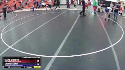 150 lbs Semifinal - Isaac Christo, MWC Wrestling Academy vs Orrin Kuehn, 2 Tuff Gym Wrestling Club