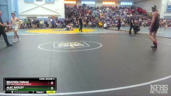 132 lbs Cons. Round 3 - Alec Baxley, St Marks H S vs Brayden Fabian, Red Lion Christian Academy