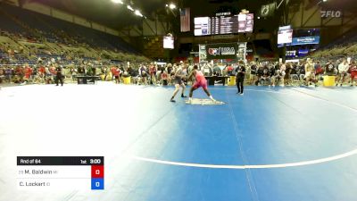 175 lbs Rnd Of 64 - Michael Baldwin, MI vs Cole Lockart, ID