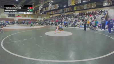 120 lbs Champ. Round 1 - Anthony Martinez, Paloma Valley vs Maximus Yepis, Bonita Vista