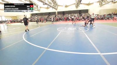 140-I lbs Round Of 32 - Jaxon Lucas, Brandywine Heights Middle School vs Landon Dalaker, Vougar Honor Wrestling