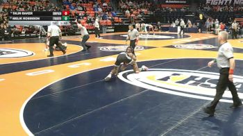 2A 138 lbs Cons. Round 2 - Melik Robinson, Calumet City (Thornton Fractional North) vs Talin Baker, Champaign (Central)