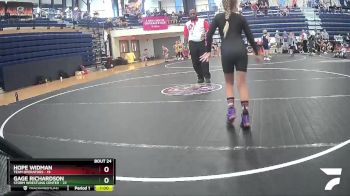 75 lbs Round 6 (8 Team) - Gage Richardson, Storm Wrestling Center vs Hope Widman, Team Operators
