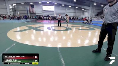 5-150 lbs Cons. Round 1 - Maddox Cho, Independence High School vs William Falkenstein, Nansemond River