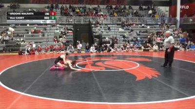 100 lbs 1st Place Match - Elli Casey, Western Dubuque vs Brooke Walrath, Linn-Mar