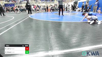 49 lbs Quarterfinal - Brooks Jerry, Rough Riders vs Brady Wood, Husky Wrestling Club