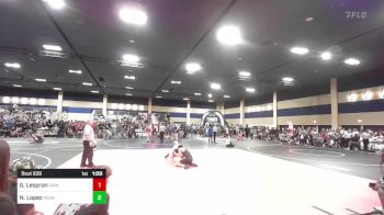 138 lbs Round Of 32 - Gage Lespron, Grindhouse WC vs Noah Lopez, Pounders WC