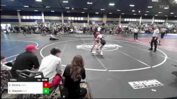 120 lbs Consi Of 32 #2 - Evan Simms, American Falls WC vs Chasen Stephen, Aniciente TC
