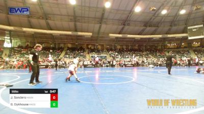 55 lbs Round Of 16 - Jack Sanders, Mat Assassins vs Grady Dykhouse, Massa's Maniacs