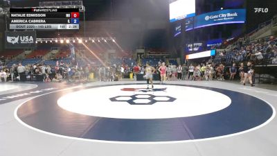 145 lbs Cons. Sub-rd Of 32 - Natalie Edmisson, MO vs America Cabrera, IL