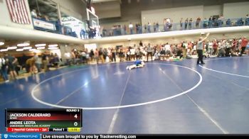 190 lbs Round 3 - Jackson Calderaro, NOWC vs Andre Leota, Sanderson Wrestling Academy