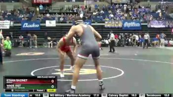 3rd Place Match - Ethan Bazinet, Basile vs Wade Rist, Archbishop Hannan