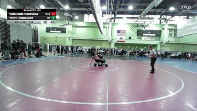 190 lbs 5th Place Match - Tony Hernandez, CANOGA PARK vs Emerson Henriquez, FRANKLIN