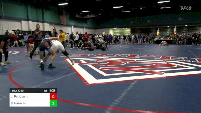 138 lbs Quarterfinal - Jayce Paridon, FL vs Brandt Harer, PA