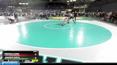 79 lbs Cons. Round 3 - Jeremiah Harju, Anacortes Hawkeyes Wrestling Club vs Freddie Flores, Othello Wrestling Club