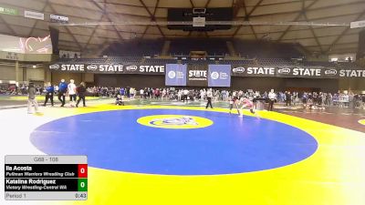 108 lbs Champ. Rd Of 16 - Ila Acosta, Pullman Warriors Wrestling Club vs Katalina Rodriguez, Victory Wrestling-Central WA
