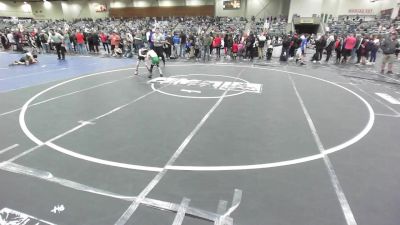 58 lbs Round Of 16 - Colton Seigle, Run To Danger vs Korbin Wilson, Mountain Man WC