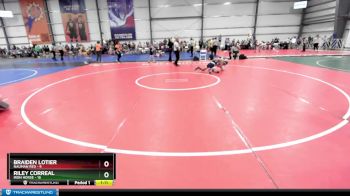 92 lbs Rd# 4- 2:00pm Friday Final Pool - Braiden Lotier, Nauman Red vs Riley Correal, Iron Horse