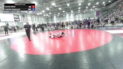 120 lbs Cons. Semis - Caleb Disch, Ellensburg Wrestling Club vs Carter Gonzales, Auburn Freestyle Wrestling Club