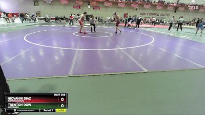 165 lbs Cons. Round 2 - Giovanni Diaz, North Central vs Trenton Dow, Augsburg