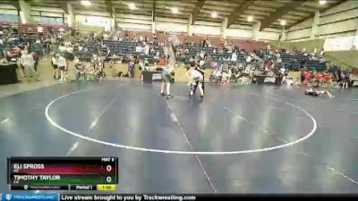 160 lbs Round 1 - Eli Spross, MT vs Timothy Taylor, CO