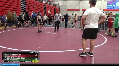 90 lbs Champ. Round 1 - Rivers Harbison, Ironclad Wrestling Club vs Charlie Diamaduros, Tiger Elite Wrestling