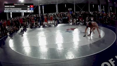 126 lbs Champ. Round 1 - Mark Clark, Seasons Freestyle Club vs Wyatt Franckowiak, Askren Wrestling Academy