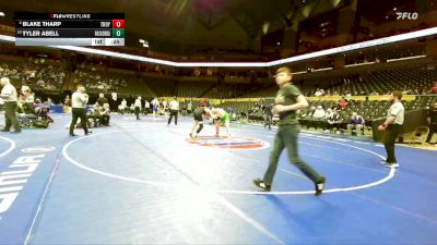 165 Class 4 lbs Cons. Round 2 - Tyler Abell, Rock Bridge vs Blake Tharp, Troy Buchanan