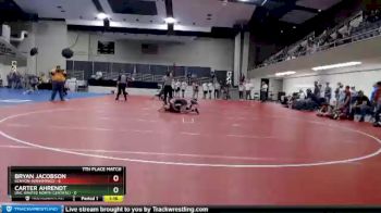 95 lbs Finals (8 Team) - Carter Ahrendt, UNC (United North Central) vs Bryan Jacobson, Kenyon-Wanamingo