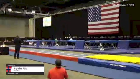 Brynnley Ford - Tumbling, Wasatch - 2021 USA Gymnastics Championships