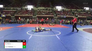 102 lbs Quarterfinal - Haydan Frieboes, Miles City Wrestling Club vs Breckin Henry, Camel Kids Wrestling
