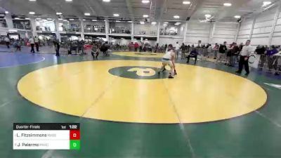 136 lbs Quarterfinal - Landon Fitzsimmons, Rhode Rage WC vs Jacob Palermo, MarcAurele WC